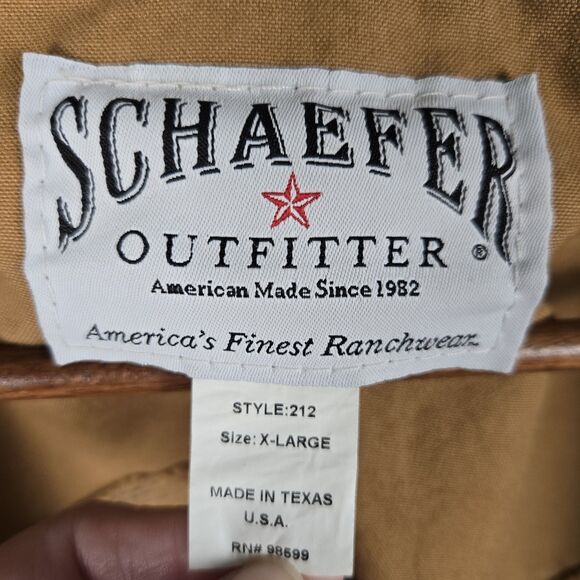 Schaefer Outfitter Vintage Barn Coat Unlined Saddle Brown Womens Size XLarge - Picture 7 of 9